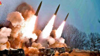 한미, 최대 대북반격 훈련날…北, 동해로 탄도미사일 2발 쐈다