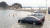  경기도의 한 부둣가에 주차된 차량들이 바닷물에 잠겨 있다. [사진 평택해경]