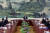 지난 19일 중국 베이징 인민대회당에서 시진핑 국가주석과 토니 블링컨 방중 일행의 회담이 진행되고 있다. 시 주석이 상석에 앉아 마치 회의를 주재하는 듯한 모양새가 연출됐다. AP=연합뉴스 