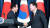 윤석열(오른쪽) 대통령과 기시다 후미오 일본 총리. 대통령실사진기자단