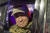 예브게니 프리고진 바그너그룹 수장이 24일(현지시간) 러시아 남부 로스토프나도누에서 군용 차량에 앉은 채 밖을 바라보고 있다. AP=연합뉴스