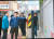  박종효 남동구청장(오른쪽 셋째)이 유정복 인천시장(오른쪽 넷째)과 함께 어린이보호구역 교통안전시설을 점검하고 있다. [사진 인천 남동구]