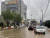 전국적으로 장맛비가 내린 지난 29일 경북 영주 시내 한 도로가 호우로 빗물에 잠겨있다. 사진 경북소방본부