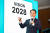 사진=크레버스 김형준 대표가 ‘VISION 2028’ 크레버스 비전 선포식에서 로드맵을 발표하고 있다. / 크레버스 제공
