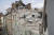6일 러시아의 공격으로 파괴된 르비우의 건물들. AFP=연합뉴스 