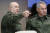 세르게이 수로비킨 러시아군의 우크라이나 총사령관이 2022년 12월 세르게이 쇼이구 국방부 장관과 합동참모본부 회의에 참석해 설명하고 있다. 프리고진은 두 사람을 간신이라 지목했다. [AP=연합뉴스]