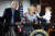 (왼쪽부터) 조 바이든 대통령과 두 번째 부인이자 영부인인 질 바이든, 헌터 바이든, 손주 보의 모습. AFP=연합뉴스