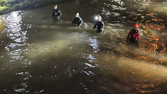 불어난 물 갑자기 덮쳤다…부산 학장천서 60대 여성 1명 실종