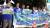 야당 의원들로 구성된 ‘후쿠시마 핵오염수 해양투기 저지 국회의원단’이 10일 일본 도쿄 지요다구 총리 관저 앞에서 집회를 하고 있다. [연합뉴스]