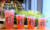 스타벅스가 판매하는 ‘딸기 아사이 레모네이드 스타벅스 리프레셔’. 왼쪽부터 트렌타, 벤티, 그란데, 톨 사이즈. 사진 스타벅스 코리아