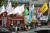지난달 17일 오후 대구 중구 중앙로 대중교통전용지구에서 제15회 대구퀴어문화축제가 열리고 있다. 뉴스1