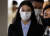 조국 전 법무부장관 딸 조민씨가 지난 3월 부산대 의전원 입학허가 취소 관련 재판에 증인으로 출석하고 있다. 연합뉴스