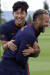 파리생제르맹 이강인이 훈련 도중 네이마르와 포옹하고 있다. 사진 PSG 소셜미디어