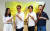 고잉홈의 음악가들. 왼쪽부터 손열음(피아노), 조성현(플루트), 함경(오보에), 유성권(바순). 김종호 기자