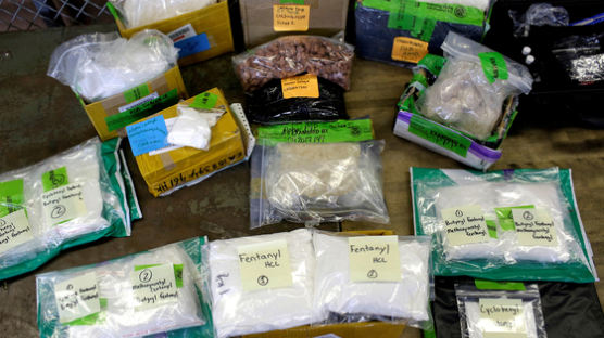 美, '좀비마약' 펜타닐 제조 관여한 中·멕시코 개인·기업 17곳 제재