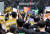 26일 경기도 성남시 카카오 판교아지트 앞에서 카카오 노조가 집회를 벌이고 있다. [연합뉴스]