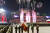 북한이 지난 2월 8일 조선인민군 창건일(건군절) 75주년을 맞아 평양 김일성광장에서 야간 열병식을 진행하는 모습. 이날 열병식은 김정은 집권 이후 13번째 열병식이며, 야간열병식으로는 5번째였다.뉴스1