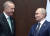 레제프 타이이프 에르도안 터키 대통령(왼쪽)이 지난 2022년 10월 13일 아스타나에서 열린 아시아 교류 및 신뢰구축회의(CICA) 참석차 블라디미르 푸틴 러시아 대통령과 회담하고 있다. AFP=연합뉴스