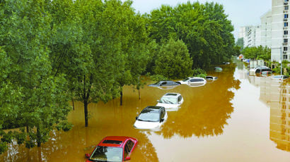 ‘中 기록적 폭우’ 허베이성 주민 123만명 긴급 대피
