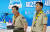 박보균 문화체육관광부장관(왼쪽)과 김관영 전북도지사가 6일 전북 부안군 세계스카우트잼버리 프레스센터에서 브리핑을 하고 있다. 뉴스1