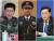 최근 한달동안 중국 20기 당 중앙위원 3명이 연달아 낙마했다. 왼쪽부터 리위차오 전 중국 로켓군 사령관과 쉬중보 장군, 친강 전 외교부장. 사진 바이두백과 캡처