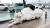  지난 3일 태풍 '카눈'의 영향권에 든 일본 오키나와현 나하의 한 조각상이 강풍에 부서진 채 거리에 쓰러져 있다. AP=연합뉴스