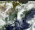 한반도로 접근 중인 제6호 태풍 카눈의 9일 21시 현재 위치를 보여주는 천리안위성 2A호의 위성 영상. 사진 국가기상위성센터 