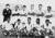 축구황제 펠레(아래 오른쪽에서 둘째)는 브라질 명문 산투스 시절 소속팀의 3관왕을 이끌며 트레블의 시초라 할 수 있는 업적을 만들어냈다. 산투스 시절. 중앙포토 