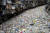 2015년 1월 필리핀 마닐라 시내의 작은 하천이 플라스틱 등 쓰레기로 덮여있다. AFP=연합뉴스