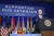 조 바이든 미국 대통령이 지난 10일(현지시간) 미 유타주 솔트레이크시 퇴역 군인 의료센터에서 연설하고 있다. AP=연합뉴스
