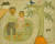 장욱진, '가족', 1976, 캔버스에 유채, 13.7x17cm. 사진 양주시립장욱진미술관 