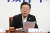 이재명 더불어민주당 대표가 18일 오전 서울 여의도 국회에서 열린 최고위원회의에서 모두발언을 하고 있다. 뉴스1