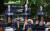 18일(현지시간) 워싱턴DC 인근 미국 대통령 별장인 캠프 데이비드에서 열린 한미일 정상 공동기자회견. 연합뉴스