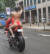 지난 11일 서울 강남구에서 비키니를 입은 채 오토바이를 타고 있는 배우 주희씨의 모습. 유튜브 캡처
