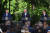 윤석열 대통령과 조 바이든 미국 대통령, 기시다 후미오 일본 총리가 18일(현지시간) 미국 워싱턴DC 인근 대통령 별장인 캠프 데이비드에서 한미일 정상 공동기자회견을 하고 있다. 사진 대통령실 홈페이지