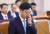 신범철 국방부 차관이 21일 국회 법제사법위원회 전체회의에 참석해 자리하고 있다. 김현동 기자