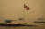 20일 캐나다 브리티시 컬럼비아주 스카치 크릭 주변에서 산불이 발생한 탓이 대기가 뿌옇게 변한 모습. AFP=연합뉴스