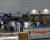 22일 베이징 서우두 공항 제2터미널의 북한 고려항공 카운터에 북한 승객들이 짐을 붙이고 있다. 박성훈 특파원