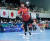 류은희가 23일 일본 히로시마에서 열린 2024 파리 올림픽 여자 핸드볼 아시아 예선 일본과의 최종 4차전에서 슛을 시도하고 있다. 사진 대한핸드볼협회