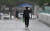 절기상 처서인 23일 광주 동구 국립아시아문화전당 주변에 비가 내리고 있다. 뉴시스