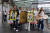 24일 홍콩에서 일본 정부의 후쿠시마 원전 오염수 방류에 반대하는 시위대가 기시다 후미오 일본 총리와 라파엘 그로시 국제원자력기구(IAEA) 사무총장의 사진을 들고 시위에 나서고 있다. 로이터=연합뉴스