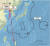 24일 일본 방위성이 공개한 북한 우주발사체 낙하 지점. 노란색 네모는 북한이 지난 22일 예고한 해상 위험구역으로 1단, 페어링, 2단이 이 구역 인근에 떨어진 것으로 표기돼있다. 일본 방위성