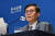 이창용 한국은행 총재가 24일 서울 중구 한국은행에서 8월 금통위 금리 결정에 대한 기자간담회를 하고 있다.  이날 금통위는 현행 연 3.50%인 기준금리를 유지하기로 했다. 지난 2월, 4월, 5월, 7월에 이은 5연속 동결이다. 뉴스1