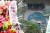 한국방송공사(KBS) 수신료 분리 징수를 위한 방송법 시행령 개정안이 국무회의를 통과한 7월 11일 오후 서울 여의도 KBS 앞에 근조화환들이 놓여져 있다. 뉴스1