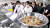  25일 부산 연제구 부산지방식품의약품안전청에서 시민들과 급식 관련 업체 관계자 등이 참관한 가운데 식약처 직원들이 일본산 활가리비에 대한 방사능 검사를 준비하고 있다. 연합뉴스