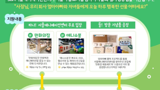SBA 서울애니메이션센터, ‘엄마‧아빠 행복 프로젝트’ 진행