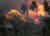 지난 8일 발생한 산불로 라하이나의 유서 깊은 와이올라 교회 등이 화염에 휩싸인 모습. AP=연합뉴스