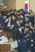 노무현 전 대통령의 탄핵 소추안이 국회에서 가결된 2004년 3월 12일 국회 풍경.