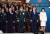 2018년 3월 문재인 당시 대통령(오른쪽 두 번째)이 서울 태릉 육군사관학교 연병장에서 열린 육사 졸업 및 임관식에 참석해 있다. [중앙포토]