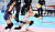 3일 대전 충무체육관에서 열린 KGC인삼공사와 경기에서 리시브를 하는 도로공사 전새얀. 사진 한국배구연맹